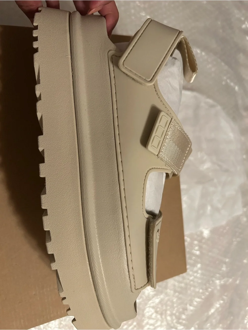 UGG Cream Platform Lug Sandals - Picture 5 of 6